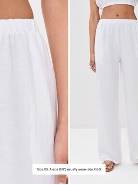LE BOP Camille Pull On Pants NWT (Size S)